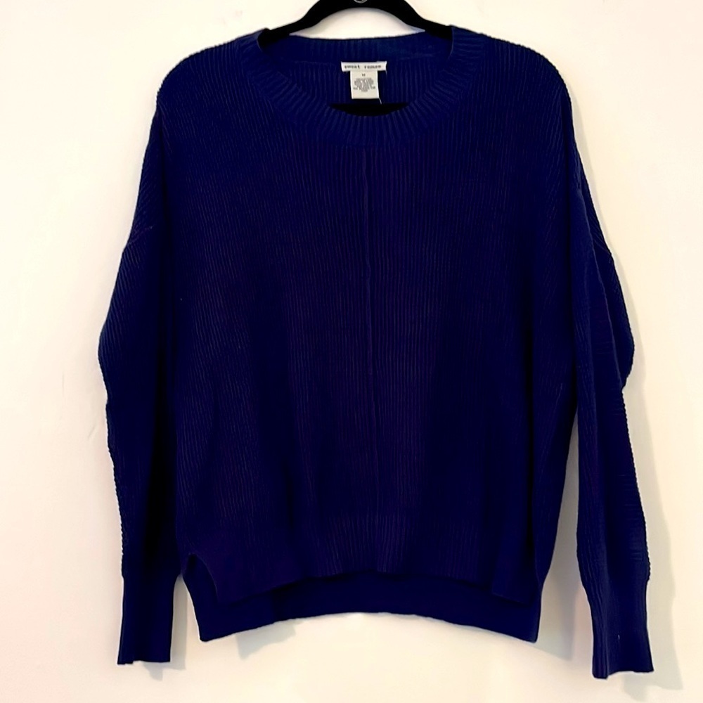 Sweet Romeo Waffle Sweater - Picture 2 of 7